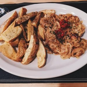 pollo al champignon